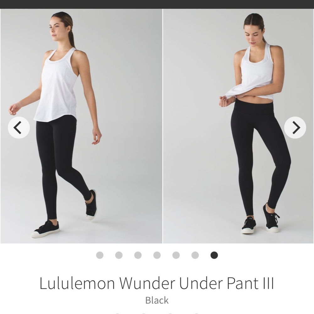 🚫SOLD🚫Lululemon Wunder Under Pant Size 4
